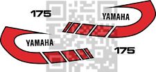 Yamaha TY 175 Graphics stickers decals transfers TY175 Trial Trials red & Black