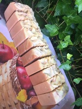 Shea Butter Apple Cinnamon Soap Natural handmade  1 Kilo Loaf Not Off cuts