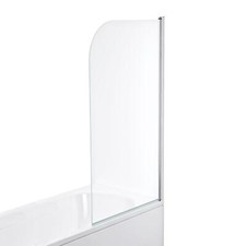 Shower Screen Over Bath Door Reversible Frameless 180° Pivot Glass 1000 Panel