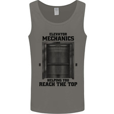 Elevator Mechanic Lift Engineer Mens Vest Tank Top