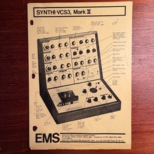 VINTAGE EMS SYNTHI-VCS3, MARK