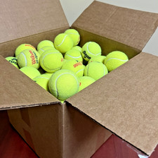 12 USED TENNIS BALLS -