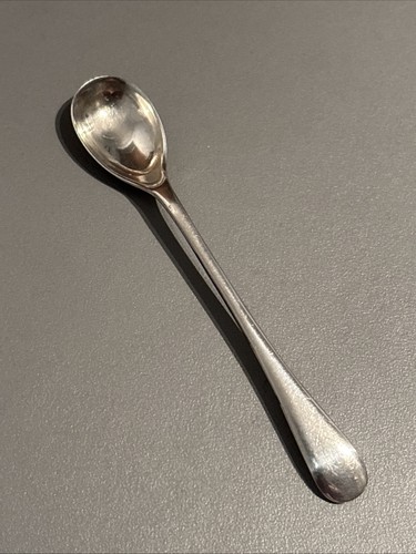 Silver hallmarked salt mustard - salt,