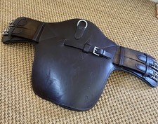 26” Leather Stud Girth - Dark Brown 