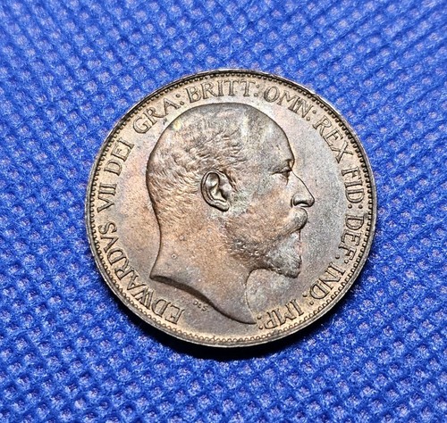 1902 low tide halfpenny - tide, edward
