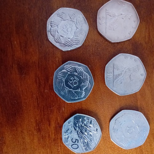 Old pence coins - old, coins.