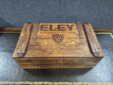 Vintage Eley Wooden Cartridge Box