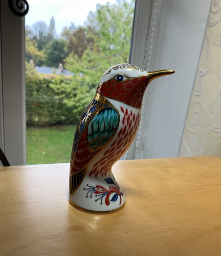 Royal crown derby paperweight - crown,
