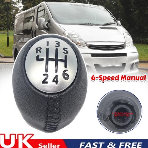 Speed leather gear shift - 6-speed,