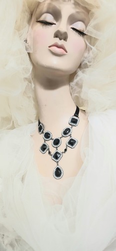 Vintage gothic black jet - gothic,