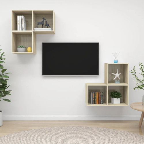 Piece cabinet set sonoma - tv,