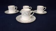 WEDGWOOD DOLPHINS COFFEE CANS / CUPS & SAUCERS X 4   1ST QUALITY - MINT