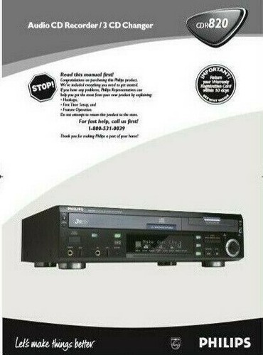 Philips cdr820 disc - cdr820,