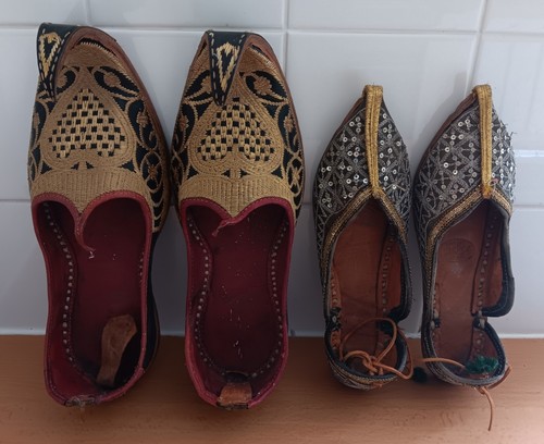 Vintage indian khussa shoes - khussa,