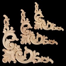 12*12cm Wood Carved Corner