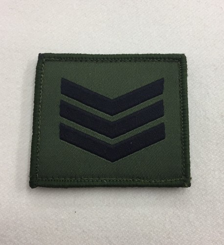 Sergeant green rank badge sgt - sergeant,