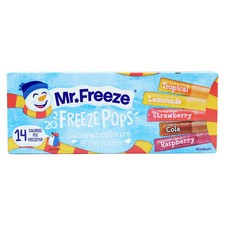 Mr Freeze Ice Pops 20 Pack