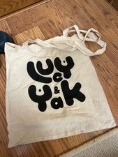 Lucy and yak tote bag logo shoulder bag Lucy & yak