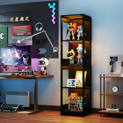 Tier display cabinet glass - cabinet,