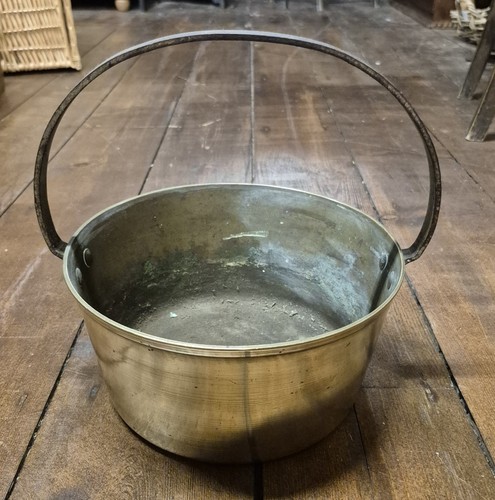 Brass jam preserving pan - brass,
