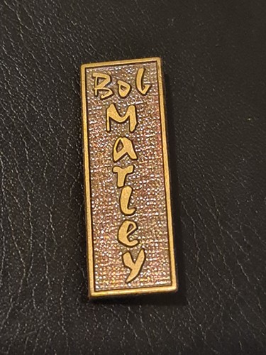 Vintage bob marley metal pin - pin, /