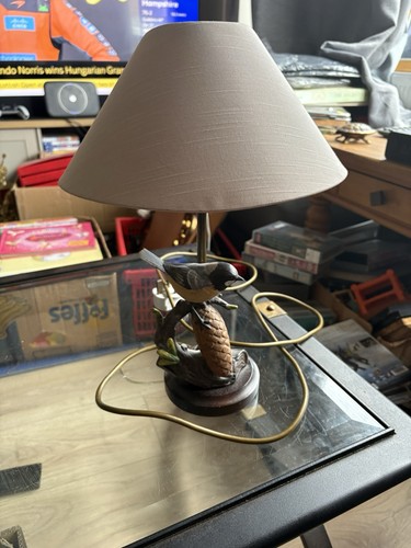 Vintage table lamp featuring - , a
