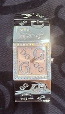 GUESS Silver Stainless Steel Ladies Watch with Swarovski Crystals New Battery