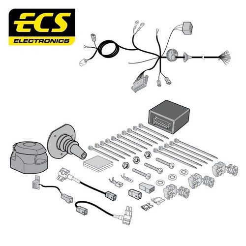 Ecs pin car towbar - ecs,
