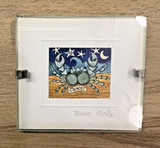 Vintage Sharon Jervis Mini Art Print Cancer