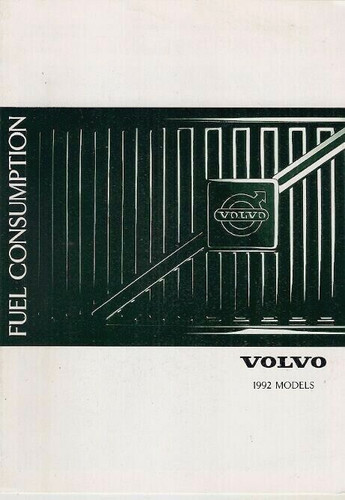 Volvo fuel consumption 1992 - fuel, uk