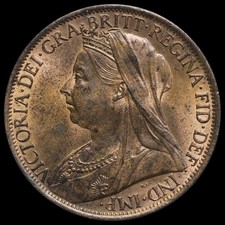1899 Queen Victoria Veiled