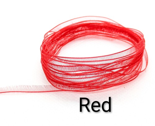 3mm organza pseudo hackle pre - organza,