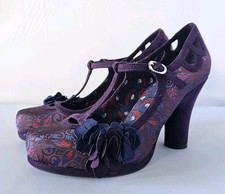 Ruby Shoo Valerie in Aubergine Size 6/39 EXCELLENT CONDITION & STUNNING SHOES