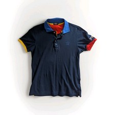 Paul & Shark 100% cotton navy blue polo shirt small