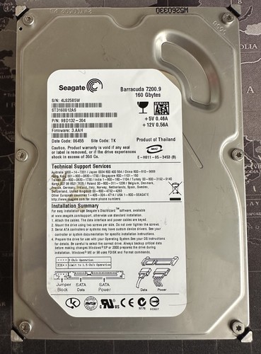Seagate barracuda st3160815as - seagate,