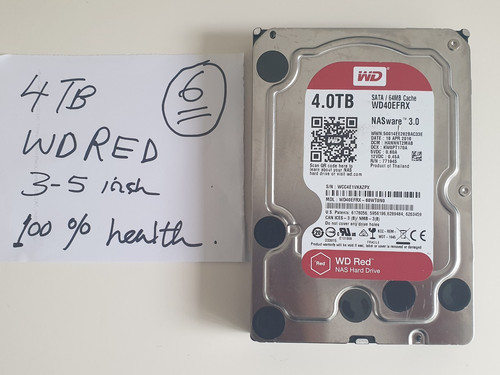 Red 4tb 5400rpm sata - wd, /