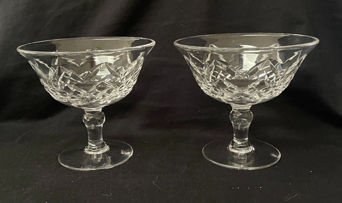 Pair vintage stuart crystal - pair,
