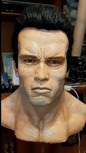 Realistic latex terminator - latex,
