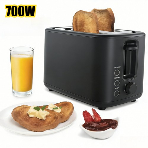 Black toaster 2 - black,