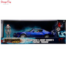 Jada 31118 1/24 1977 Pontiac Firebird Trans Am w/Pennywise Figure, IT 