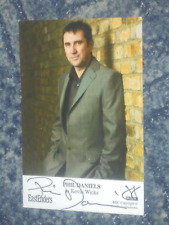 PHIL DANIELS  - EASTENDERS  - POSTCARD CAST PHOTO SIGNED- 