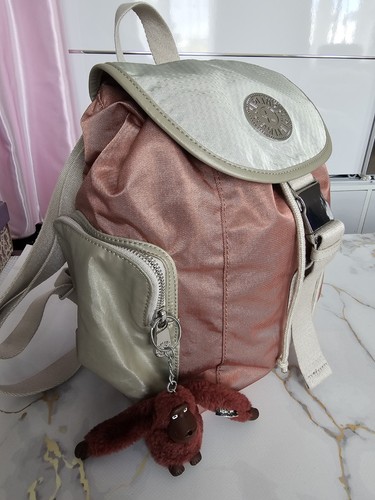 Kipling rose grey - kipling, backpack