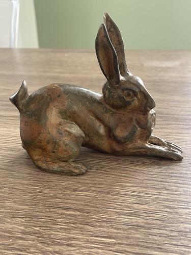 Old bronze animal - old,