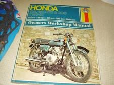 Honda CB125 CB160 CB175 CD175 CB200 Twins (64-75) Haynes Owners Workshop Manual