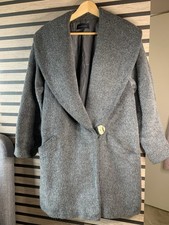 Windsmoor Mohair Mix Wool Blend, Grey Coat VGC Size Medium