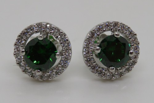 Sterling silver emerald - sterling,