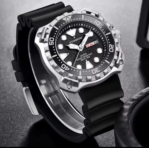 Military diver style quartz - diver,