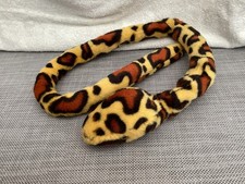 Unbranded Yellow and Brown Plush Snake Measures 49.5” (126cm)