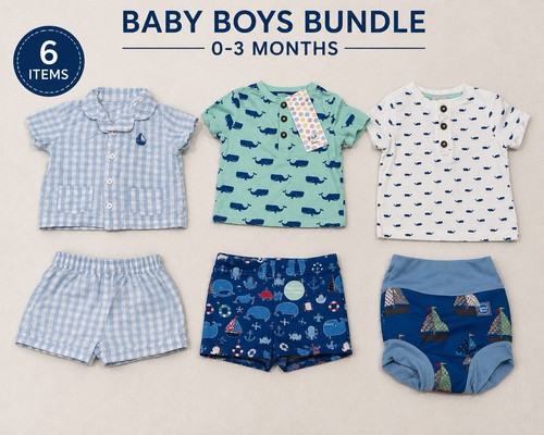 Baby boys nautical bundle 3 - baby,