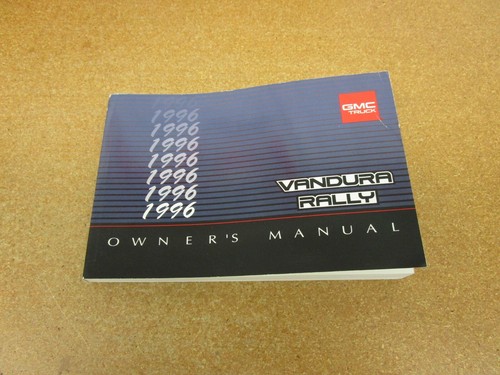 1996 gmc vandura rally - gmc,